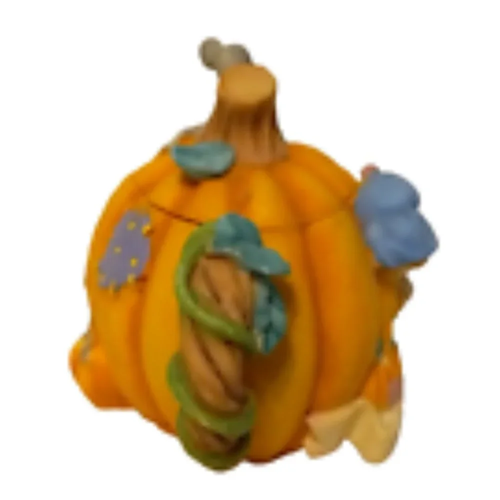 PRECIOUS MOMENTS By Enesco-October-Fall Seasonal Mini Teapot Item #608289 - Picture 7 of 11